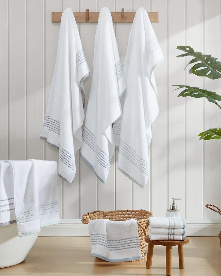 Beach & Home Bath | Tommy Bahama Cliff Side Green 3-Piece Towel Set Sage