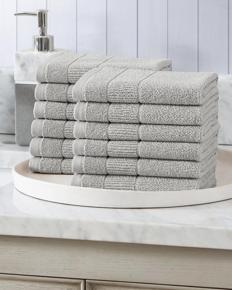 Beach & Home Bath | Tommy Bahama Island Retreat 12-Piece Wash Towel Set Beige