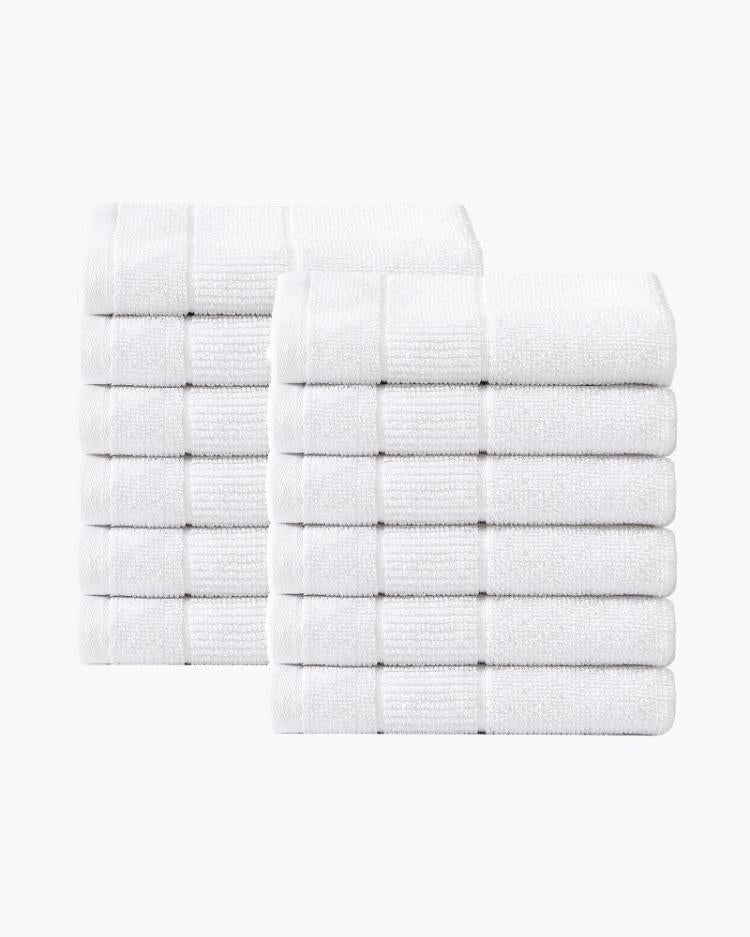 Beach & Home Bath | Tommy Bahama Island Retreat 12-Piece Wash Towel Set White