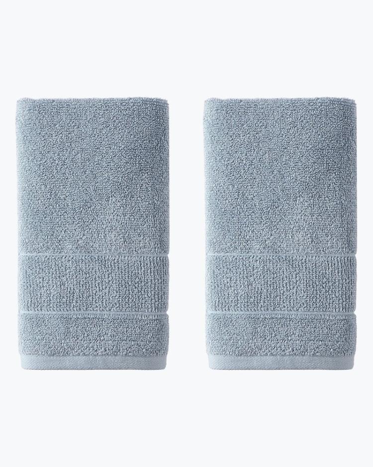 Beach & Home Bath | Tommy Bahama Island Retreat 2-Piece Hand Towel Set Tranquil Blue