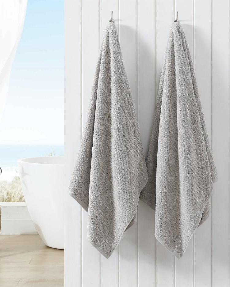 Beach & Home Bath | Tommy Bahama Northern Pacific 2-Piece Bath Towel Set Grey