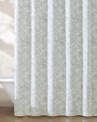 Beach & Home Bath | Tommy Bahama Pen And Ink Spring Green Palm Shower Curtain Green