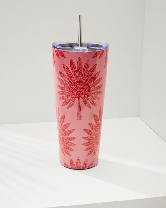 Beach & Home Beach Accessories | Tommy Bahama Palmetto Frond 30-oz. Tumbler Red