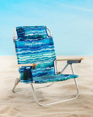 Beach & Home Beach Chairs | Tommy Bahama Tommy Bahama Malachite Print Deluxe Backpack Beach Chair Multicolor