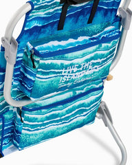 Beach & Home Beach Chairs | Tommy Bahama Tommy Bahama Malachite Print Deluxe Backpack Beach Chair Multicolor