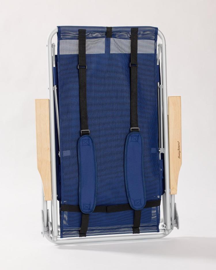 Beach & Home Beach Chairs | Tommy Bahama Tommy Bahama Mesh Beach Chair With Shade Navy