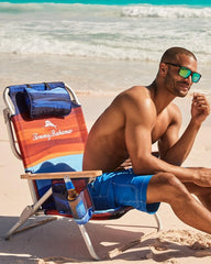 Beach & Home Beach Chairs | Tommy Bahama Tommy Bahama Sunset Stripe Deluxe Backpack Beach Chair Multicolor