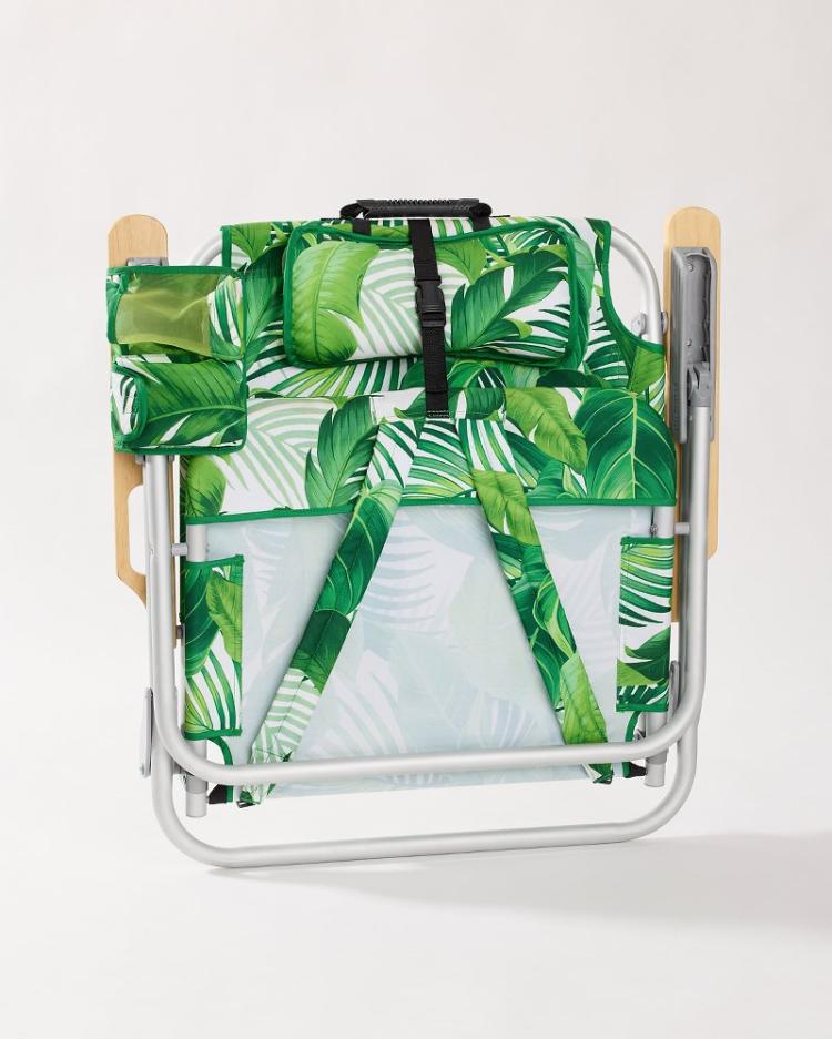 Beach & Home Beach Chairs | Tommy Bahama Tommy Bahama Tropical Fronds Deluxe Backpack Beach Chair Multicolor