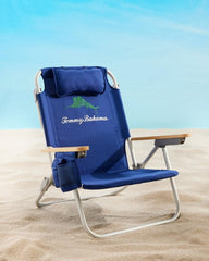 Beach & Home Beach Chairs | Tommy Bahama Tommy Bahama Wavy Marlin Deluxe Backpack Beach Chair Navy