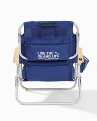 Beach & Home Beach Chairs | Tommy Bahama Tommy Bahama Wavy Marlin Deluxe Backpack Beach Chair Navy