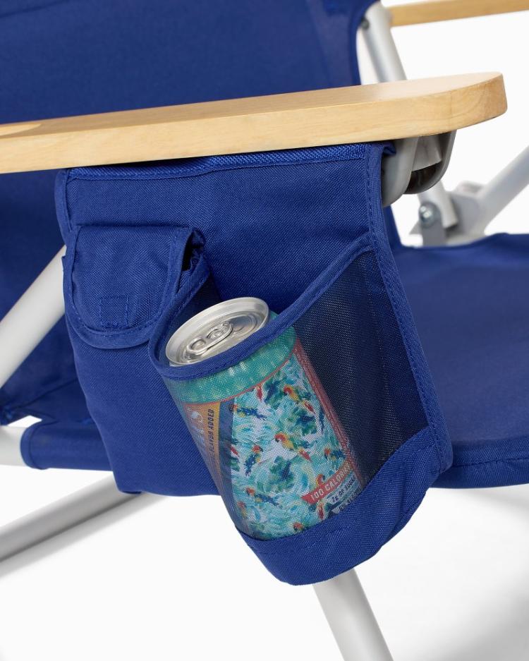 Beach & Home Beach Chairs | Tommy Bahama Tommy Bahama Wavy Marlin Deluxe Backpack Beach Chair Navy