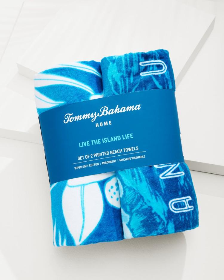 Beach & Home Beach Towels | Tommy Bahama High Tide Hangout & Island Cays Blooms Beach Towels — Set Of 2 Multicolor