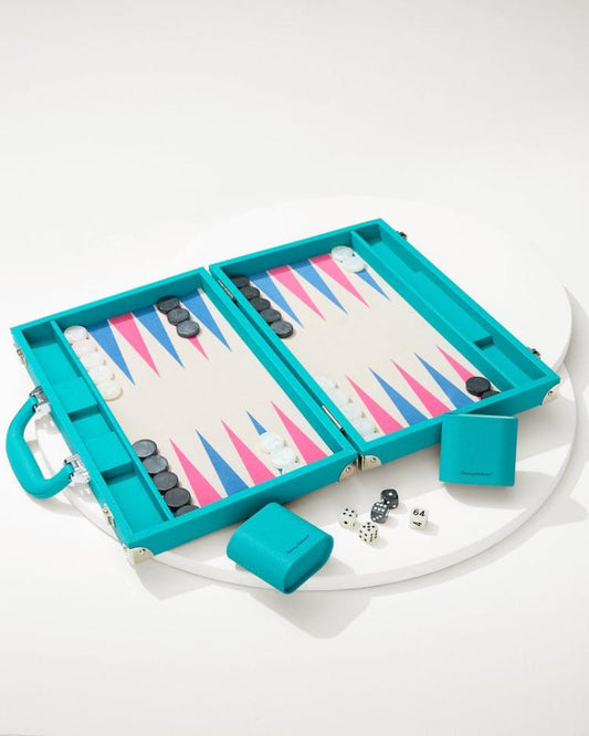 Beach & Home Books & Games | Tommy Bahama Backgammon Game Set Teal