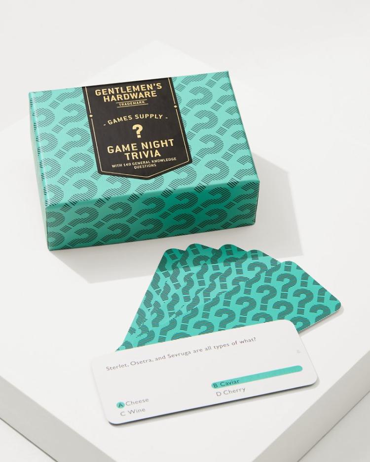 Beach & Home Books & Games | Tommy Bahama Game Night Trivia Green