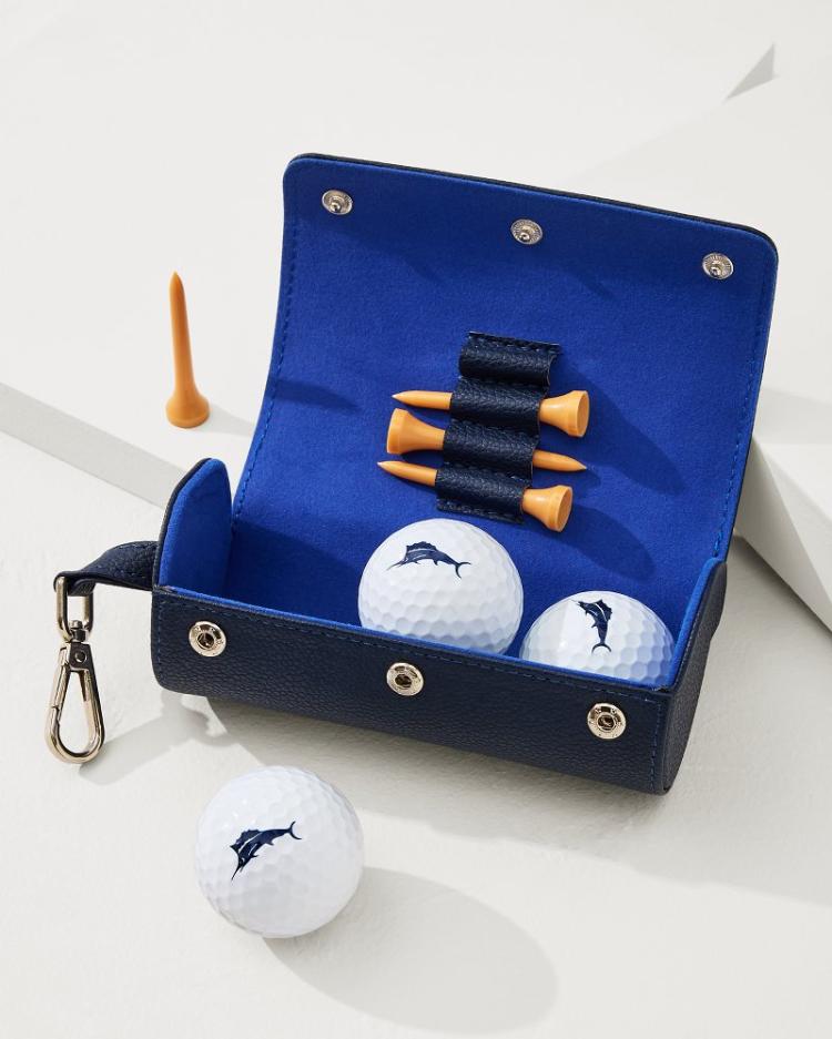 Beach & Home Books & Games | Tommy Bahama Travel Golf Ball & Tee Set Navy