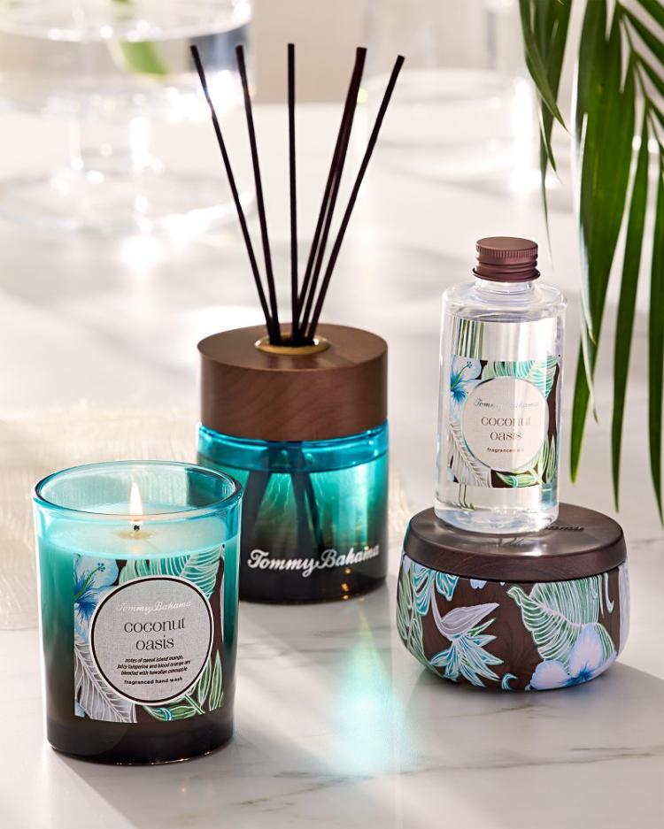 Beach & Home Candles & Diffusers | Tommy Bahama Coconut Oasis Reed Diffuser Coconut Oasis