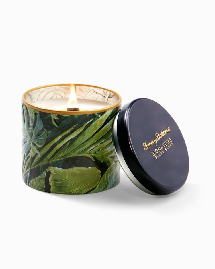 Beach & Home Candles & Diffusers | Tommy Bahama Island Blend 10.6-oz Villa Fronds Candle Tin Island Blend