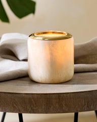 Beach & Home Candles & Diffusers | Tommy Bahama Island Glow Luminary Vessel Natural/gold