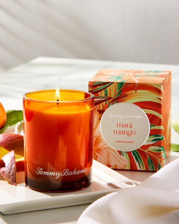 Beach & Home Candles & Diffusers | Tommy Bahama Maui Mango 7.5-oz. Boxed Poured Candle Maui Mango