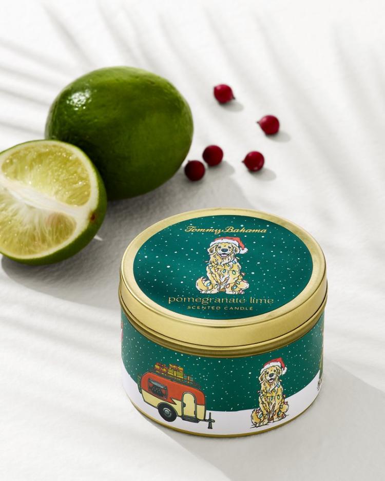 Beach & Home Candles & Diffusers | Tommy Bahama Pomegranate Lime 6-oz. Travel Candle Tin Multicolor
