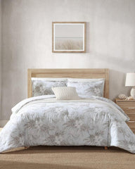 Beach & Home Comforters & Duvets | Tommy Bahama Beachway Blooms 3-Piece Full/Queen Comforter Set Grey