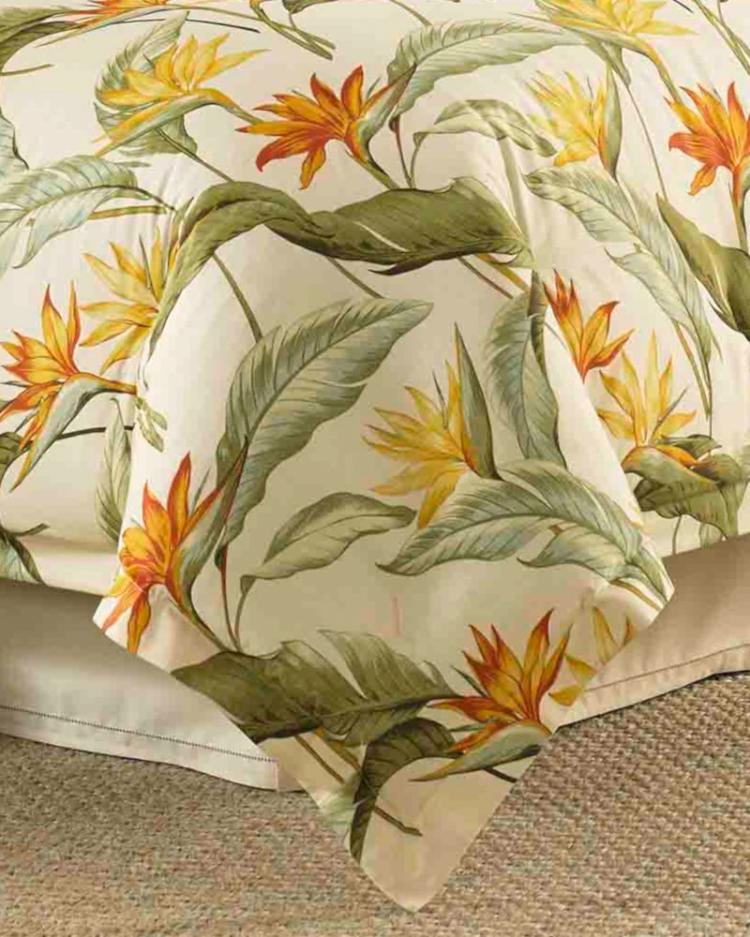 Beach & Home Comforters & Duvets | Tommy Bahama Birds Of Paradise 4-Piece California King Comforter Set Ivory