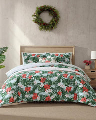 Beach & Home Comforters & Duvets | Tommy Bahama Festive Palms Reversible King 3-Piece Comforter Set Multicolor