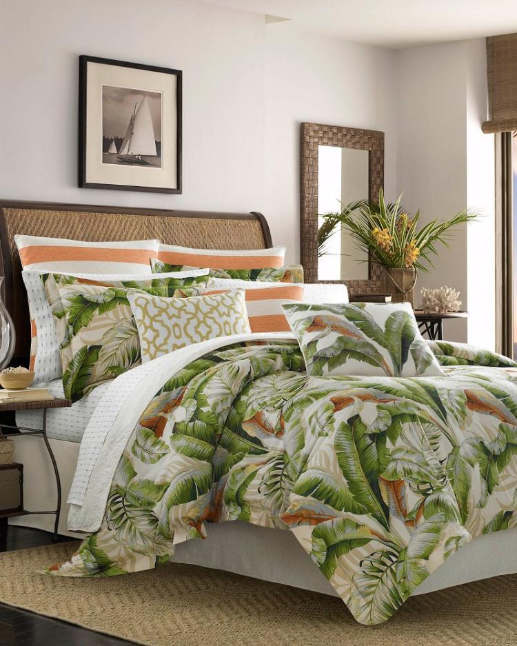 Beach & Home Comforters & Duvets | Tommy Bahama Palmiers King Comforter Set Green