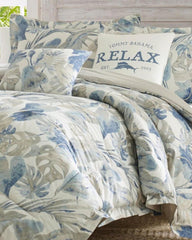 Beach & Home Comforters & Duvets | Tommy Bahama Raw Coast 5-Piece King Comforter Set Chambray Blue