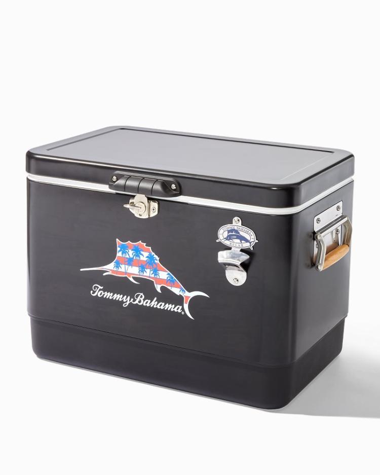 Beach & Home Coolers | Tommy Bahama Palm Marlin Black 54-Quart Cooler Black
