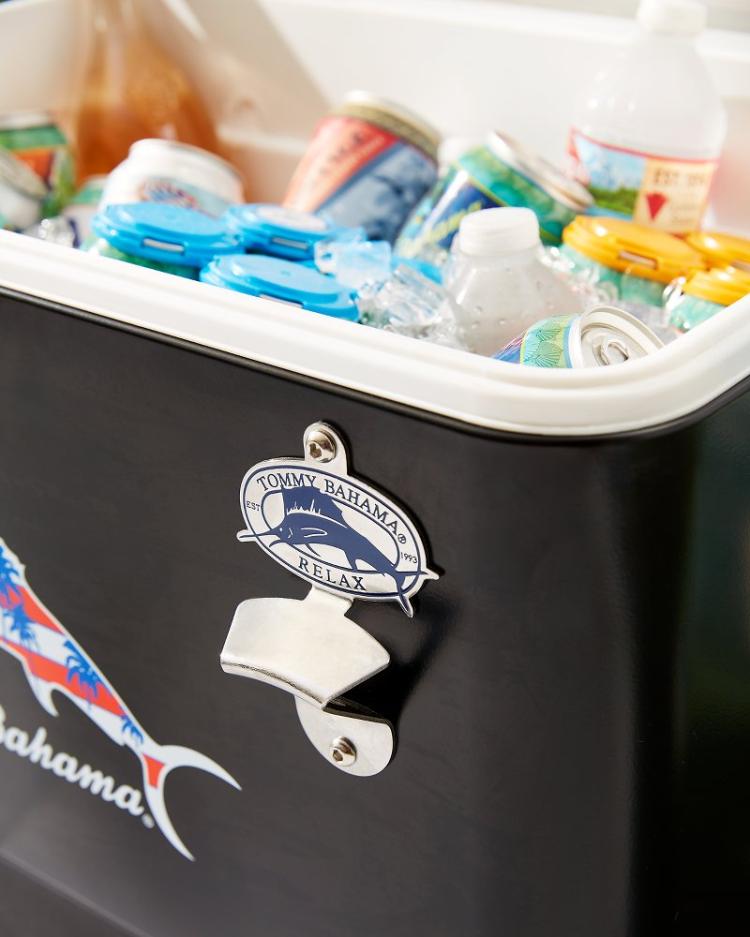 Beach & Home Coolers | Tommy Bahama Palm Marlin Black 54-Quart Cooler Black