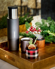 Beach & Home Drinkware & Bar | Tommy Bahama Asobu® On The Rocks Glass & Kuzie - Wood Wood