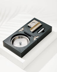 Beach & Home Drinkware & Bar | Tommy Bahama Cigar Accessories & Folding Ashtray Set Black