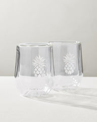 Beach & Home Drinkware & Bar | Tommy Bahama Corkcicle® Stemless Wine Glass - Set Of 2 Clear