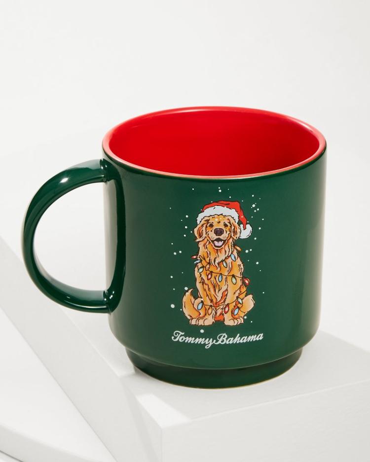 Beach & Home Drinkware & Bar | Tommy Bahama Huladay Retriever Stackable Mug Green