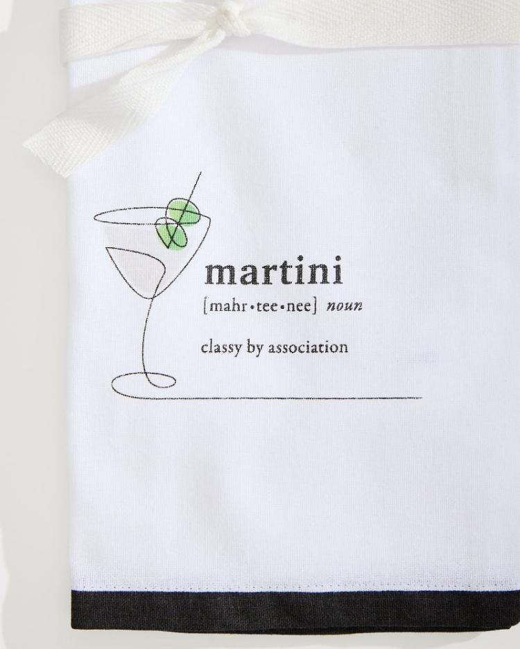 Beach & Home Drinkware & Bar | Tommy Bahama Martini Bar Towel White