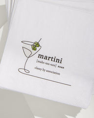 Beach & Home Drinkware & Bar | Tommy Bahama Martini Cocktail Napkins White