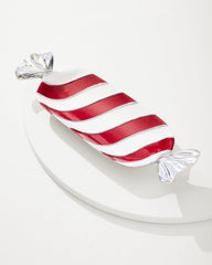 Beach & Home Drinkware & Bar | Tommy Bahama Peppermint Candy Dish Red/white