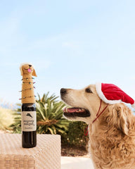 Beach & Home Drinkware & Bar | Tommy Bahama Santa & Retriever Bottle Topper Set Multicolor