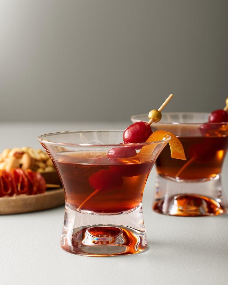 Beach & Home Drinkware & Bar | Tommy Bahama Tommy Bahama Crystal Manhattan Glasses Clear