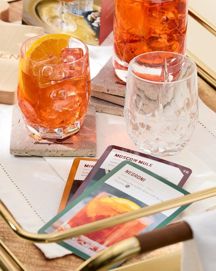 Beach & Home Drinkware & Bar | Tommy Bahama Viski® Reserve Bruno Crystal Cocktail Glasses- Set Of 2 Clear