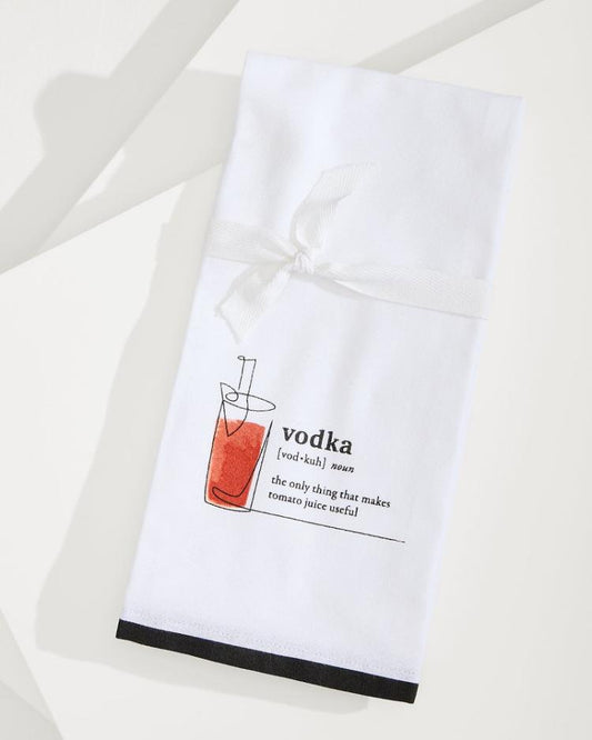 Beach & Home Drinkware & Bar | Tommy Bahama Vodka Bar Towel White