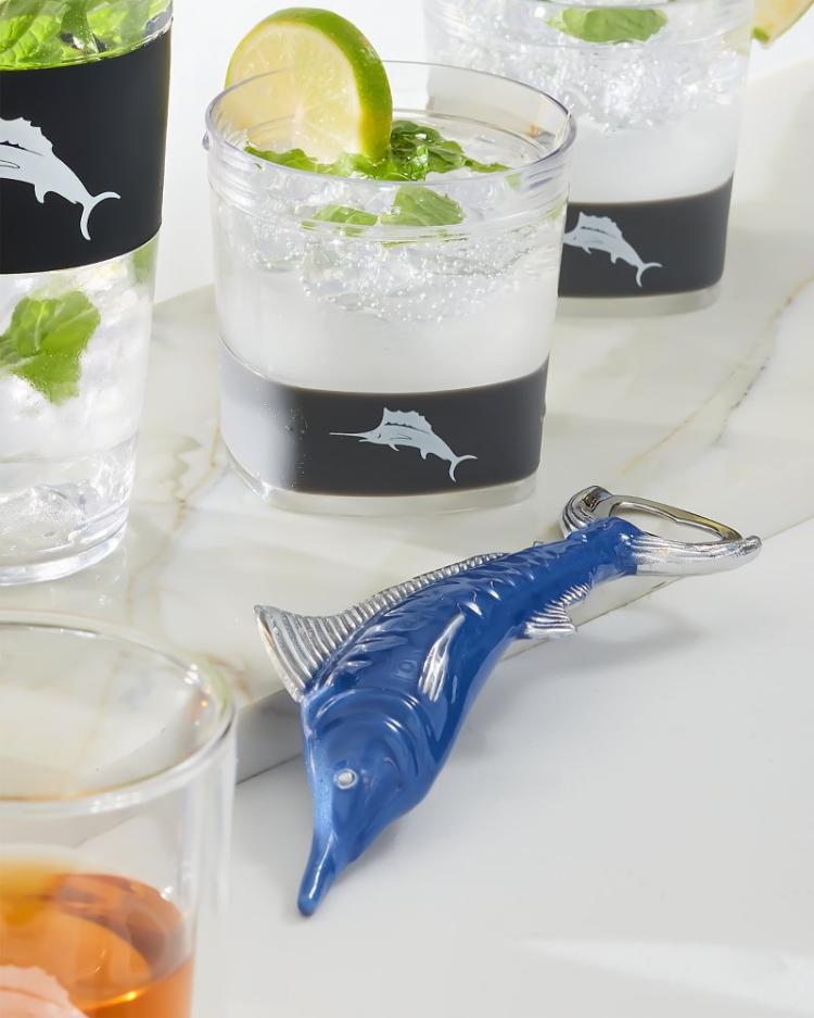 Beach & Home Outdoor Accessories | Tommy Bahama Blue Marlin Bottle Opener Blue