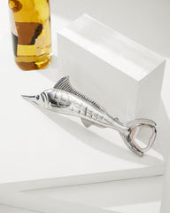 Beach & Home Outdoor Accessories | Tommy Bahama Marlin Bottle Opener Silver