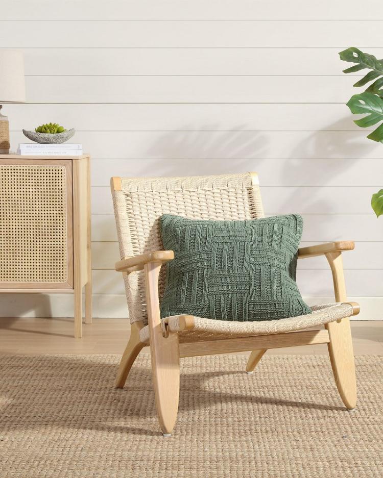 Beach & Home Pillows & Shams | Tommy Bahama Chain Basket Decorative Pillow Green