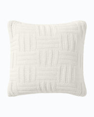 Beach & Home Pillows & Shams | Tommy Bahama Chain Basket Decorative Pillow White Sands