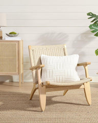 Beach & Home Pillows & Shams | Tommy Bahama Chain Basket Decorative Pillow White Sands