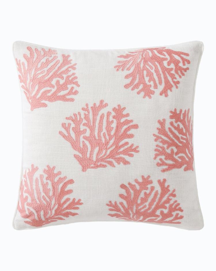 Beach & Home Pillows & Shams | Tommy Bahama Coral Island Decorative Pillow Coral