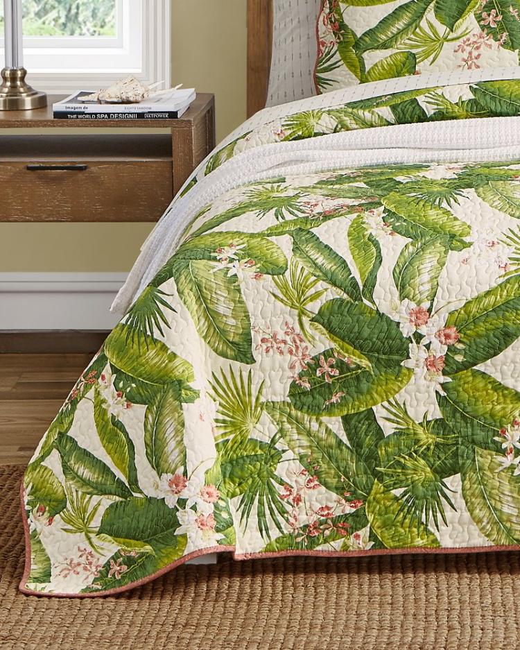 Beach & Home Quilts & Blankets | Tommy Bahama Aregada Dock 2-Piece Twin Quilt Set Brown