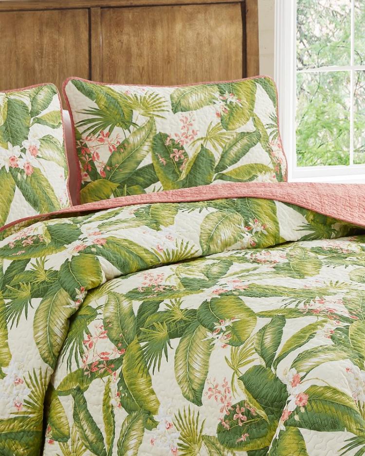Beach & Home Quilts & Blankets | Tommy Bahama Aregada Dock 2-Piece Twin Quilt Set Brown
